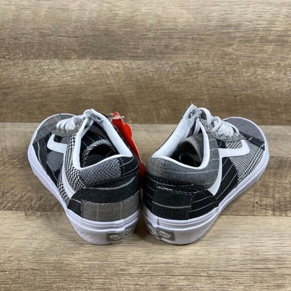 VANS Old Skool Patchwork Conference Call Suiting Gray Shoe Mens 5.5 Womens 7 NEW - Picture 5 of 10
